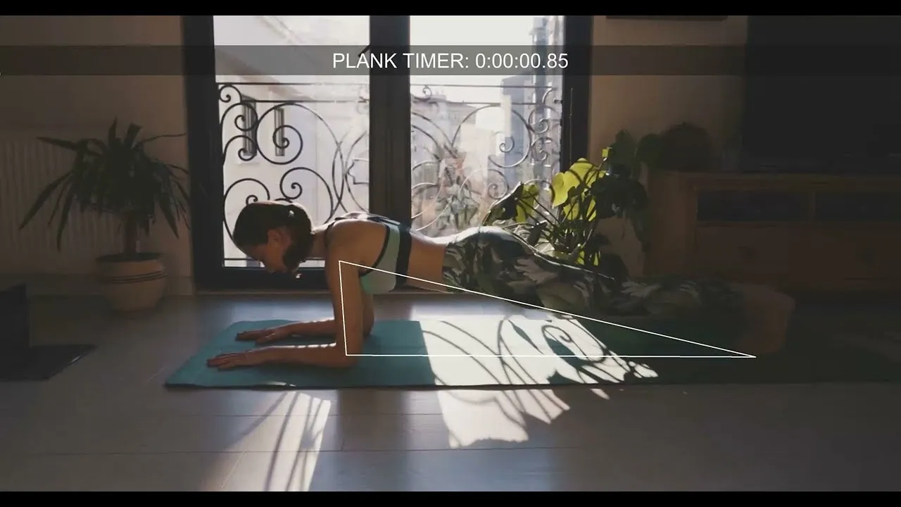 Video: Mr. Pose application | Plank measurement